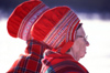 Finland - Lapland: Sami ladies - red hats (photo by F.Rigaud)