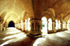 Montbard, Cte-d'Or, Cte-d'Or, Burgundy / Bourgogne, France: Fontenay Abbey cloister, former Cistercian abbey - UNESCO World Heritage Site - photo by K.Gapys