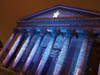 France - Paris: Eglise de la Madeleine at night - Corinthian columns - Neo-Classical style - rive droite - nocturnal - photo by K.White