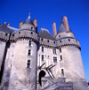 Langeais, Indre-et-Loire, Centre, France: Chteau de Langeais - draw bridge - 10th century castle rebuilt in the 15th century - photo by A.Bartel