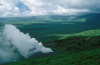 Isla Isabela / Albemarle island, Galapagos Islands, Ecuador: fumerole in the Alcedo Crater - view of the crater - photo by C.Lovell