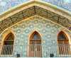 Tbilisi, Georgia: Persian tiles at the Sulfur Baths - Abanot-Ubani District - photo by N.Mahmudova