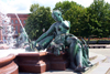 Germany / Deutschland - Berlin: Neptunbrunnen - odalisque / Deutsches odalisque (photo by C.Blam)