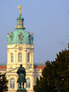 Germany / Deutschland - Berlin: Schloss Charlottenburg - dome and statue of prince Albert of Prussia - Prinz Albrecht von Preuen - photo by M.Bergsma