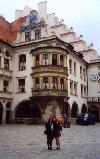 Germany - Bavaria - Munich / Mnchen: posing at the Hofbruhaus (photo by M.Torres)