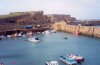 Channel islands - Alderney: the harbour - Fort Grosnez (photo by M.Torres)