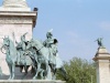 Hungary / Ungarn / Magyarorszg - Budapest: the Magyar arrive in Europe - Millennium monument - Heroes' Square / /  Millenniumi emlkm - Hosk tere (photo by M.Bergsma)