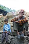 India - Manali (Himachal Pradesh, Himalayas):taking a break - photo by M.Wright