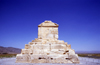 Iran - Pasargadae, Fars province: tomb of Cyrus the Great in the first capital of the Persian Empire - UNESCO World Heritage Site - photo by W.Allgower