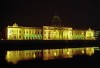 Ireland - Dublin / Baile Atha Cliath / DUB - Leinster province: Customs House and the river Liffey seen from George's Quay - nocturnal (photo by Pierre Jolivet)