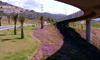 Haifa, Israel: geometry - fly-over and its shadow - photo by E.Keren