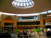 Tel Aviv, Israel: waiting at Ben Gurion International Airport - fountain receiving water from the skylight - photo by E.Keren