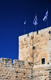 Jerusalem, Israel: Phazael Tower (named for Herod's brother) David Museum of the History of Jerusalem, north tower at the citadel's gate - photo by M.Torres