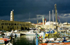 Israel - Akko / Acre: harbour and Khan Al-Umdan fort - photo by J.Kaman