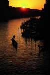 Italy / Italia - Venice: Canal Grande - gondola - from Ponte di Rialto II (photo by M.Gunselman)