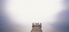 Italy - Lake Como / Lago di Como: pier - fog in a quiet morning - photo by W.Allgower