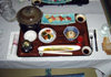 Japan (Honshu island) Gora: Japanese meal at a Ryokan - photo by G.Frysinger