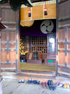 Japan (Honshu island) - Nara: Kasuga Taisha - Shinto Shrine - shoes of the worshipers - Unesco world heritage site  - photo by G.Frysinger