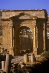 Jordan - Jerash / Jarash: north Tetrapylon - cardo - photo by J.Wreford