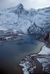 East Kazakhstan oblys: lake and mountains from the air - photo by V.Sidoropolev