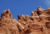 Kazakhstan, Charyn Canyon: Valley of the Castles - under the cliffs - photo by M.Torres