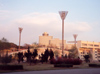 North Korea / DPRK - Pyongyang: Ryanggang Hotel and Sosan Football Stadium (soccer) - Mangyongdae district, Chongchun street (photo by M.Torres)