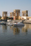 Kuwait city: bridge leading to Souq Sharq - photo by M.Torres