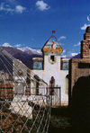 Kyrgyzstan, Lake Issyk-Kul  - Ysyk-Kol oblast: graves and after life yurts - cemetery - photo by G.Frysinger