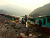 Laos - Pakbeng: the river boat from from Chang Kong in Thailand - ferry - photo by P.Artus