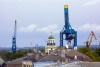 Latvia - Ventspils: skyline (photo by A.Dnieprowsky)