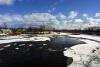 Latvia - Kuldiga / Goldingen (Kurzeme province): waterfall and rapids on the Venta river (Europe's widest waterfall) - Ventas rumba pie Kuldigas (Kuldigas Rajons) - platakais udenskritums Eiropa (photo by A.Dnieprowsky)