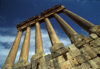 Lebanon / Liban - Baalbek / Baalbak / Heliopolis: Temple of Jupiter - wide-angle view - Unesco world heritage site (photo by J.Wreford)