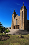 Maseru, Lesotho: Our Lady of Victory Cathedral seen from the garden - photo by M.Torres