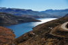 Mohale Dam, Lesotho: the reservoir - water for the mining industry of Gauteng province - photo by M.Torres