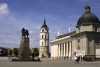 Lithuania - Vilnius / Wilno / Vilna : Cathedral - Basilica - Cathedral of the Three Saints and its Belfry - Vilnius Historic Centre - Unesco world heritage site - photo by A.Dnieprowsky