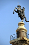 Macau, China: equestrian statue of Julius Caesar - East Meets West Wharf, Macau Fisherman's Wharf - Doca dos Pescadores - photo by M.Torres