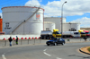 Antananarivo / Tananarive / Tana - Analamanga region, Madagascar: oil depot - tank farm - LP - Logistique Ptrolire, Total - Rue Ravoninahitriniarivo - Andranomahery - photo by M.Torres