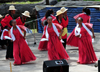 Antananarivo / Tananarive / Tana - Analamanga region, Madagascar: Malagasy dancers in Place Ankizy - photo by M.Torres