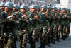 National day military parade - troops, Kuala Lumpur, Malaysia - photo by B.Lendrum