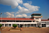 Blantyre, Malawi: Chileka International Airport (IATA BLZ, ICAO FWCL), passenger terminal and control tower - photo by M.Torres