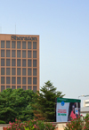 Bamako, Mali: government billboard promoting voting in the national elections, by the Sheraton hotel - photo by M.Torres