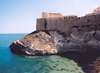 Melilla: northern bastion over Galapagos cove / Torren norte - ensenada de los galapagos - photo by M.Torres