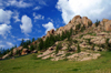 Gorkhi-Terelj National Park, Tov province, Mongolia: rock outcrops - photo by A.Ferrari