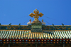 Karakorum, central Mongolia: Erdene Zuu monastery, Kharkhorin - roof of Zuun Zuu - detail - photo by A.Ferrari