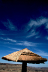 Namibia - Fish River Canyon, Karas Region: a picnic area - hut and sky - photo by G.Friedman