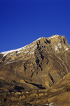 Mustang district, Annapurna area, Dhawalagiri Zone, Nepal: village under a cliff - Annapurna Himal - photo by W.Allgwer