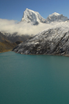 Khumbu region, Solukhumbu district, Sagarmatha zone, Nepal: Gokyo Lake and Taboche peak, 6,542 m - photo by E.Petitalot