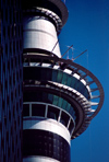 84 New Zealand - North Island - Auckland - Sky Tower and building faade - photo by Miguel Torres