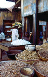 Nigeria - Kano: shopkeeper at the market - photo by Dolores CM