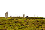 Orkney island, Mainland - Ring of Brodgar - ring of stones stands on a small isthmus between theLochs of Stenness and Harray - photo by Carlton McEachern